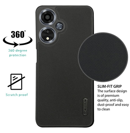 NIUKIN Super Frosted Dotted Case for Oppo A59 5G