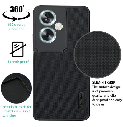 NIUKIN Super Frosted Dotted Case for Oppo A79 5G