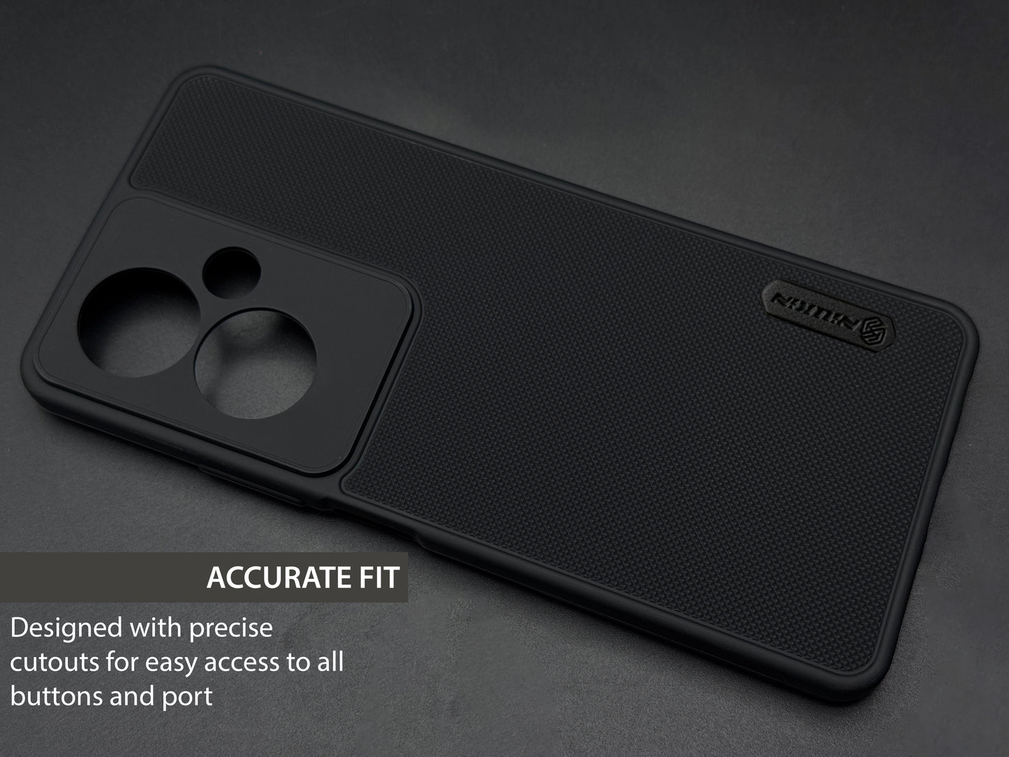 NIUKIN Super Frosted Dotted Case for Oppo A79 5G