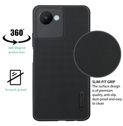 NIUKIN Super Frosted Dotted Case for Realme C30