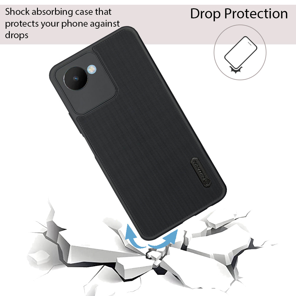 NIUKIN Super Frosted Dotted Case for Realme C30