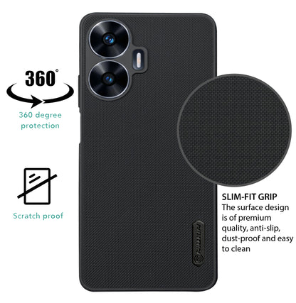 NIUKIN Super Frosted Dotted Case for Realme C55