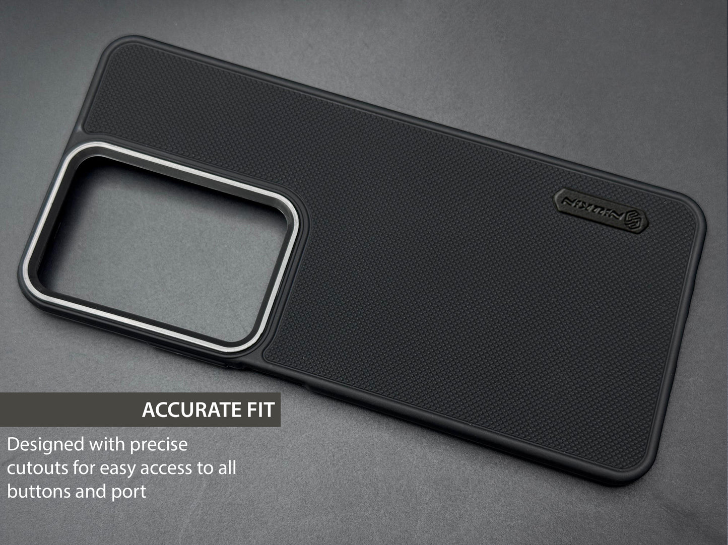NIUKIN Super Frosted Dotted Case with Camera Ring for Realme C61
