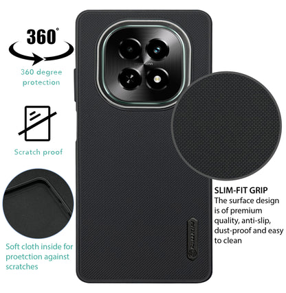 NIUKIN Super Frosted Dotted Case with Camera Ring for Realme C63
