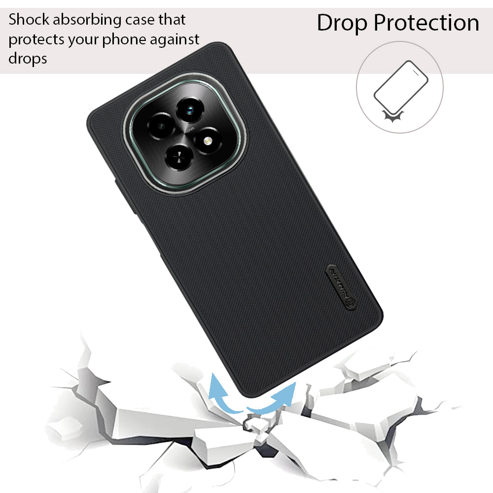 NIUKIN Super Frosted Dotted Case with Camera Ring for Realme C63