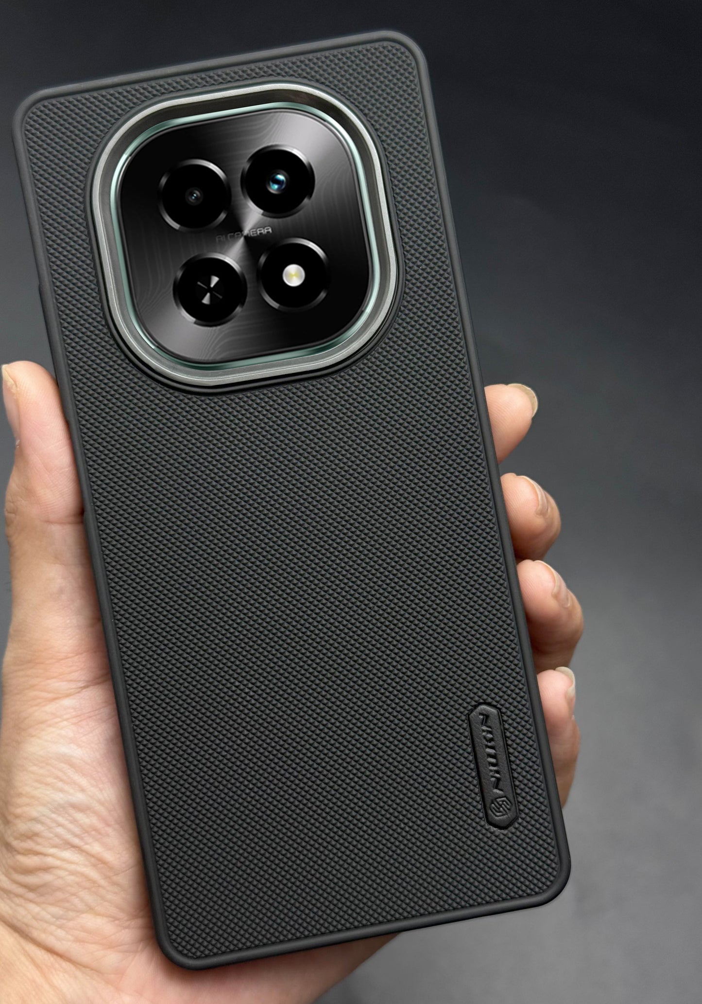 NIUKIN Super Frosted Dotted Case with Camera Ring for Realme C63