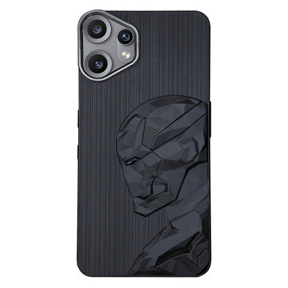IR Superhero Side Face Prism Case with Metallic Camera Ring for CMF by Nothing Phone 2 Pro