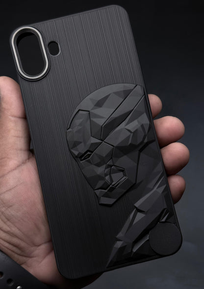 IR Superhero Side Face Prism Case with Metallic Camera Ring for CMF by Nothing Phone 1