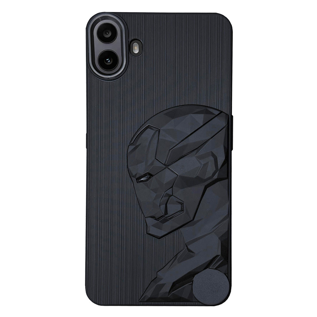 IR Superhero Side Face Prism Case with Metallic Camera Ring for CMF by Nothing Phone 1