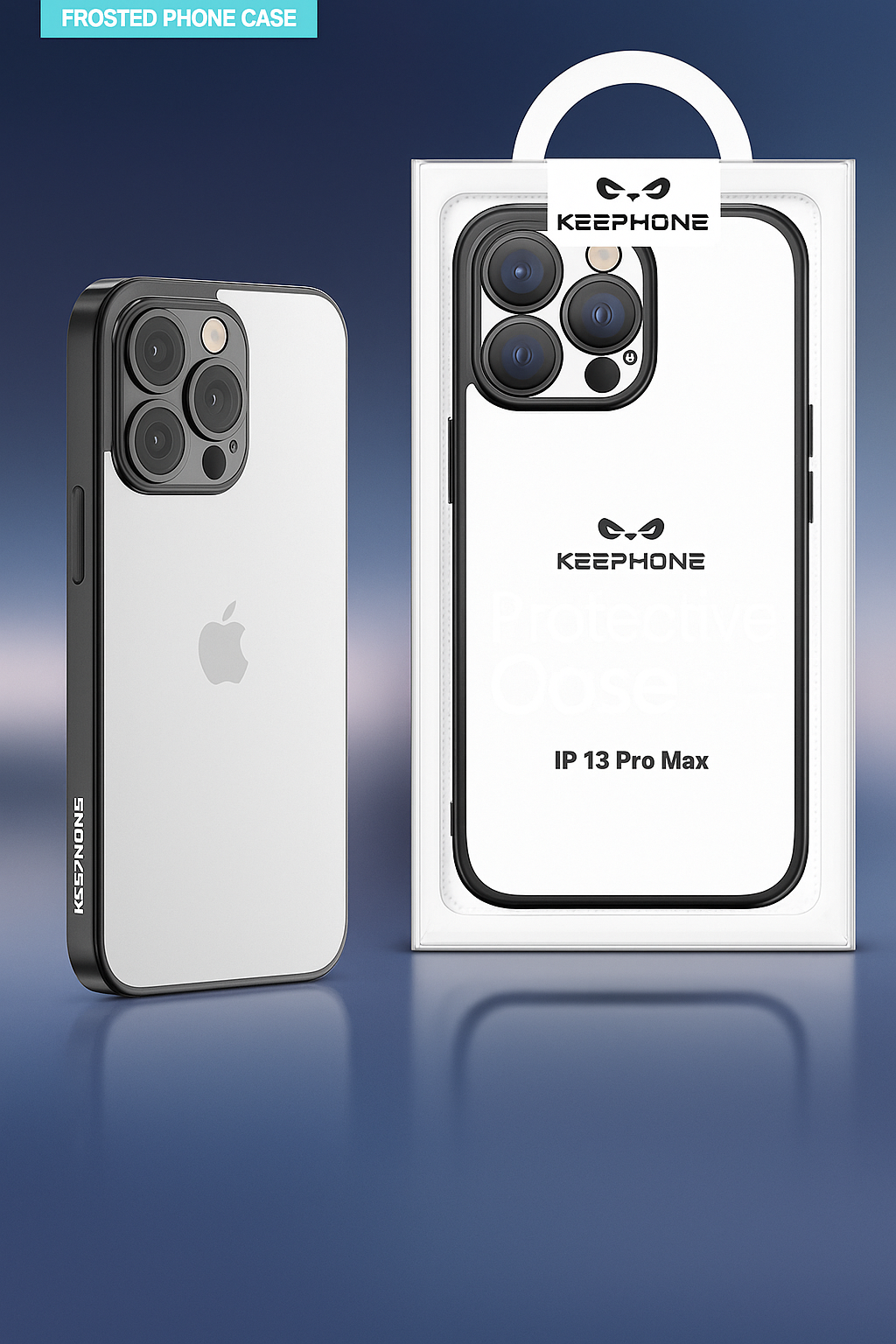 Keephone Matte Transparent Case for iPhone 14 Pro