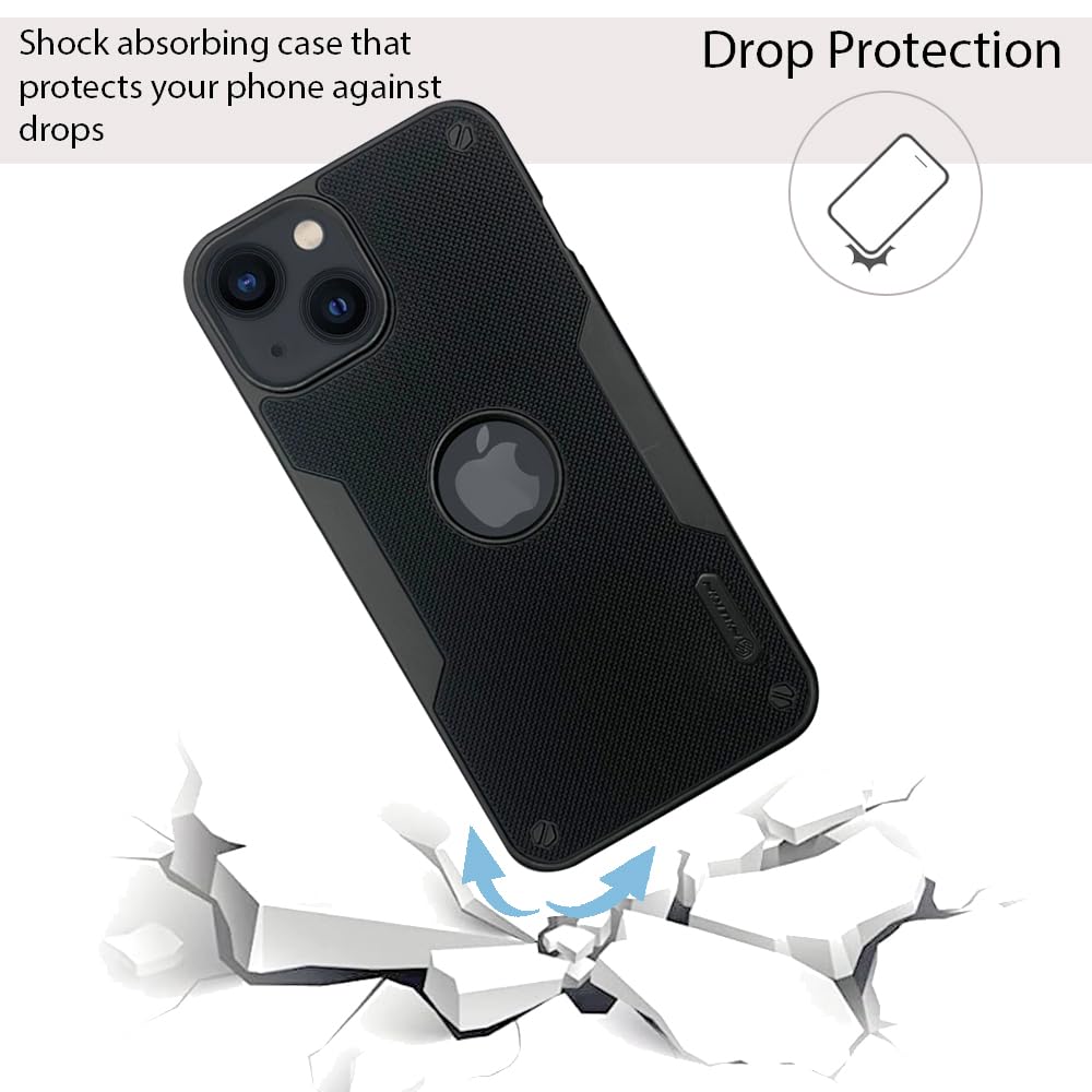 NIUKIN Super Frosted Pro Shield Dotted Case for iPhone 14