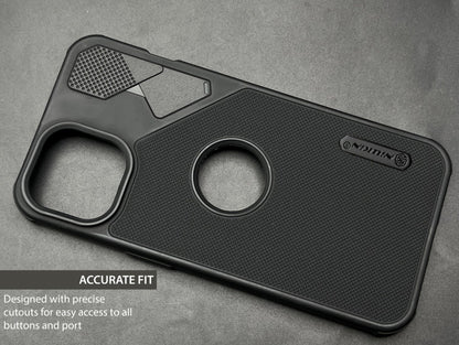 NIUKIN Fancy Super Frosted Dotted Case with Camera Ring for iPhone 13