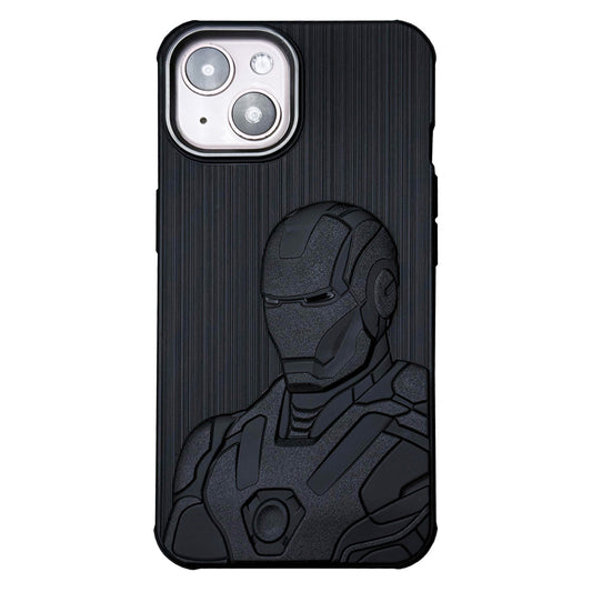 IR Superhero Armor Case with Metallic Camera Ring for iPhone 13
