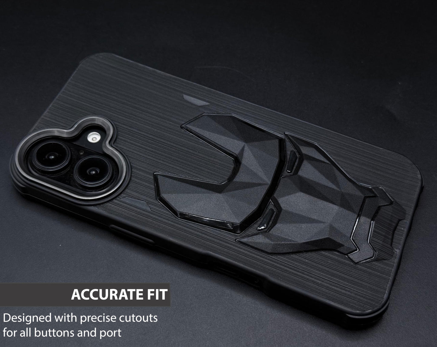IR Mask Case with Camera Ring for iPhone 16