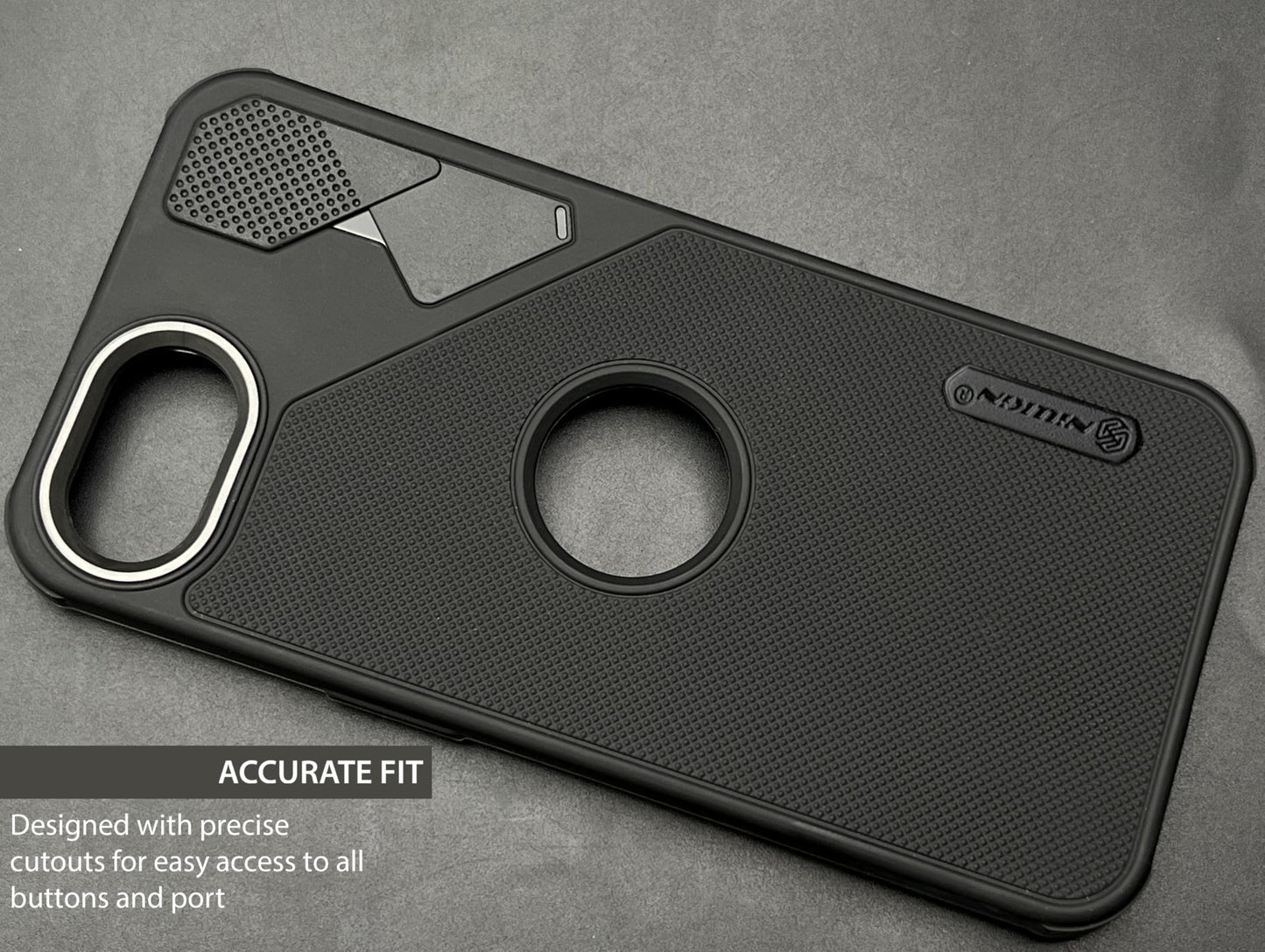NIUKIN Fancy Super Frosted Dotted Case with Camera Ring for iPhone 17e