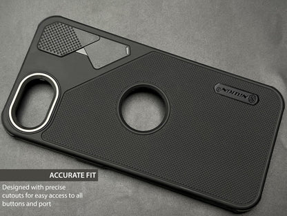 NIUKIN Fancy Super Frosted Dotted Case with Camera Ring for iPhone 17e