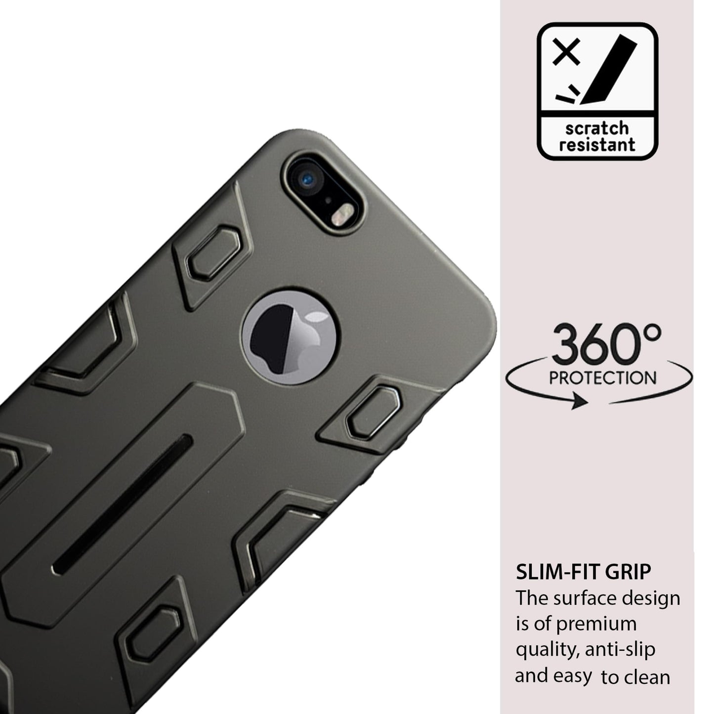 NIUKIN Armor Case for iPhone 5