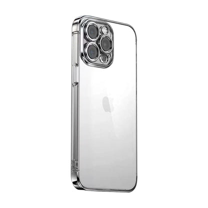 Keephone Slim Transparent Cases with Chrome Border for iPhone 14