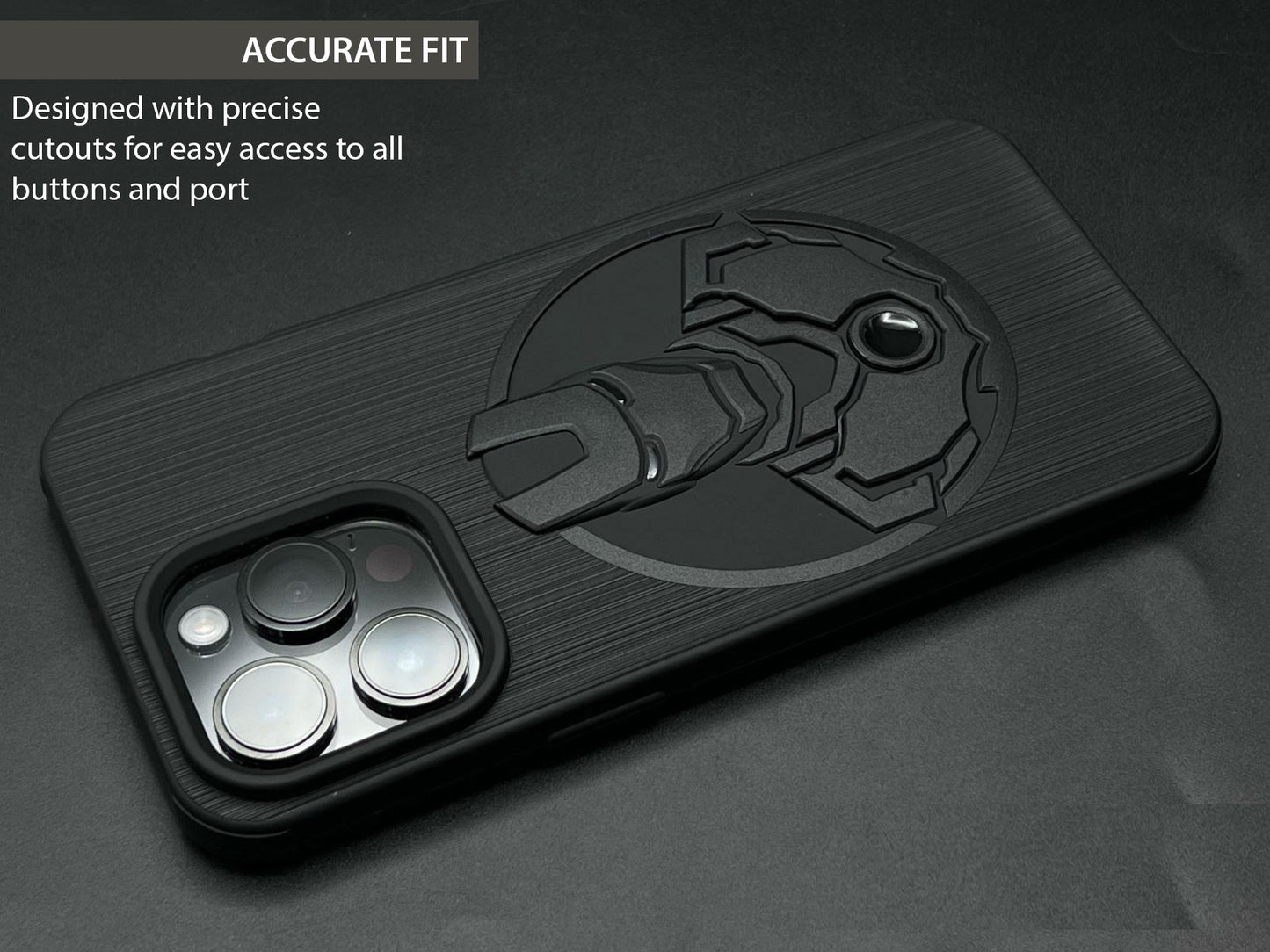 IR Superhero Shield Case for iPhone 15 Pro Max