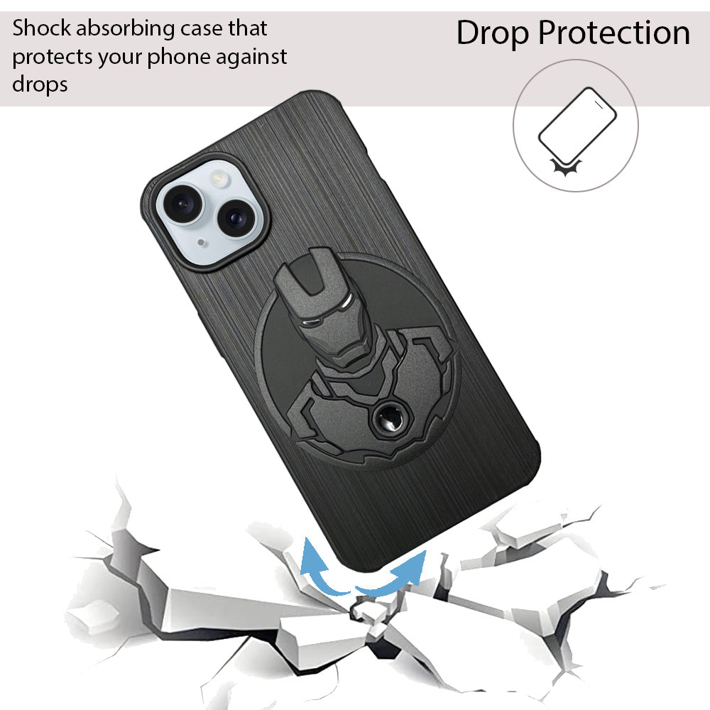 IR Superhero Shield Case for iPhone 15