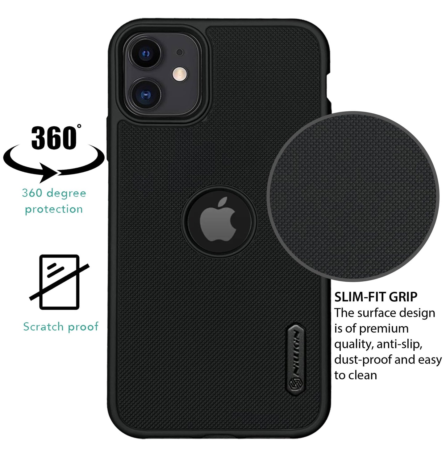 NIUKIN Super Frosted Dotted Case for iPhone 11