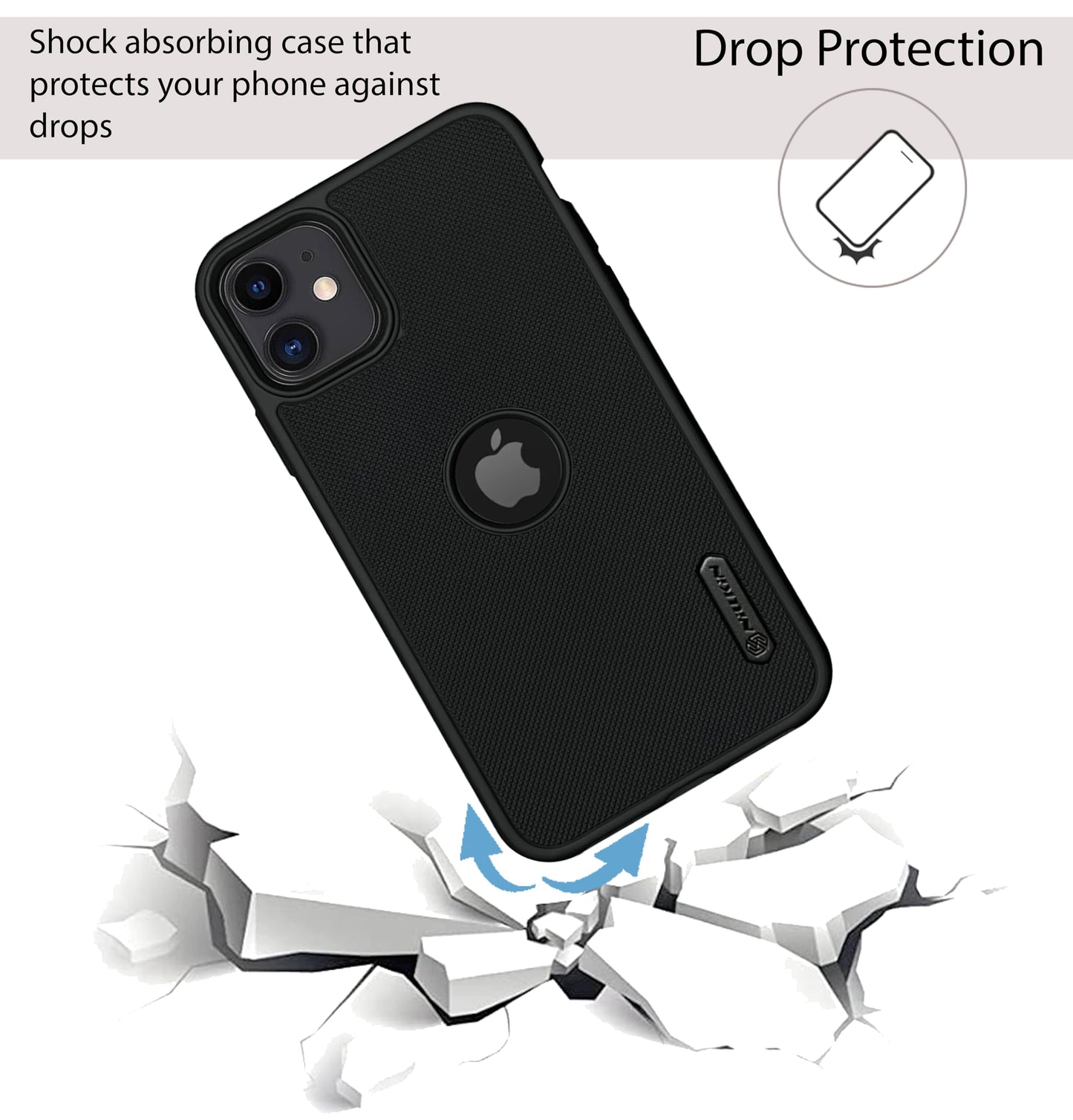 NIUKIN Super Frosted Dotted Case for iPhone 11