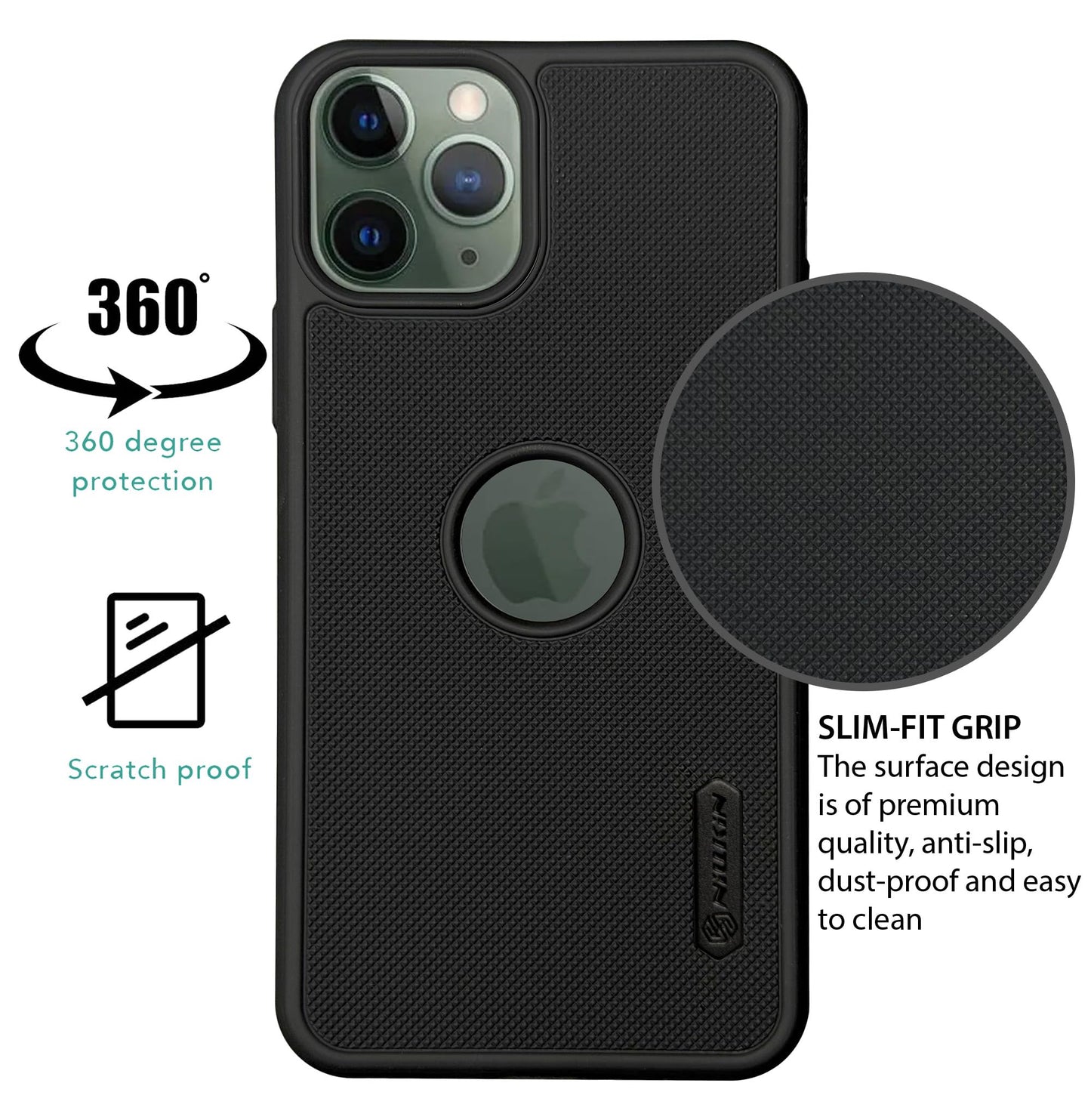 NIUKIN Super Frosted Dotted Case for iPhone 11 Pro