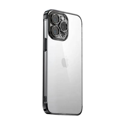 Keephone Slim Transparent Cases with Chrome Border for iPhone 14