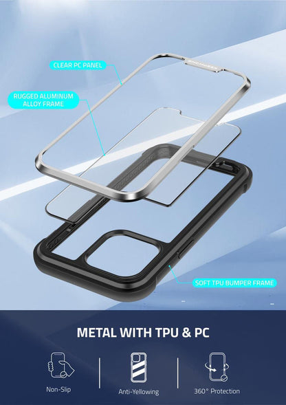Keephone Transparent Defensive Case for iPhone 14 Pro Max