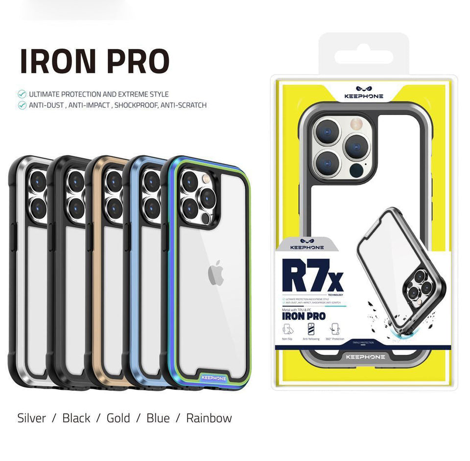 Keephone Transparent Defensive Case for iPhone 14 Pro Max