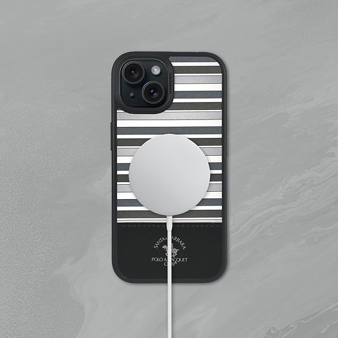 Santa Barbara Polo & Racquet Club Isaac Series Leather Case for iPhone 16 Pro Max