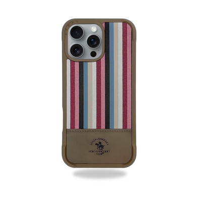 Santa Barbara Polo & Racquet Club Isaac Series Leather Case for iPhone 16 Pro Max