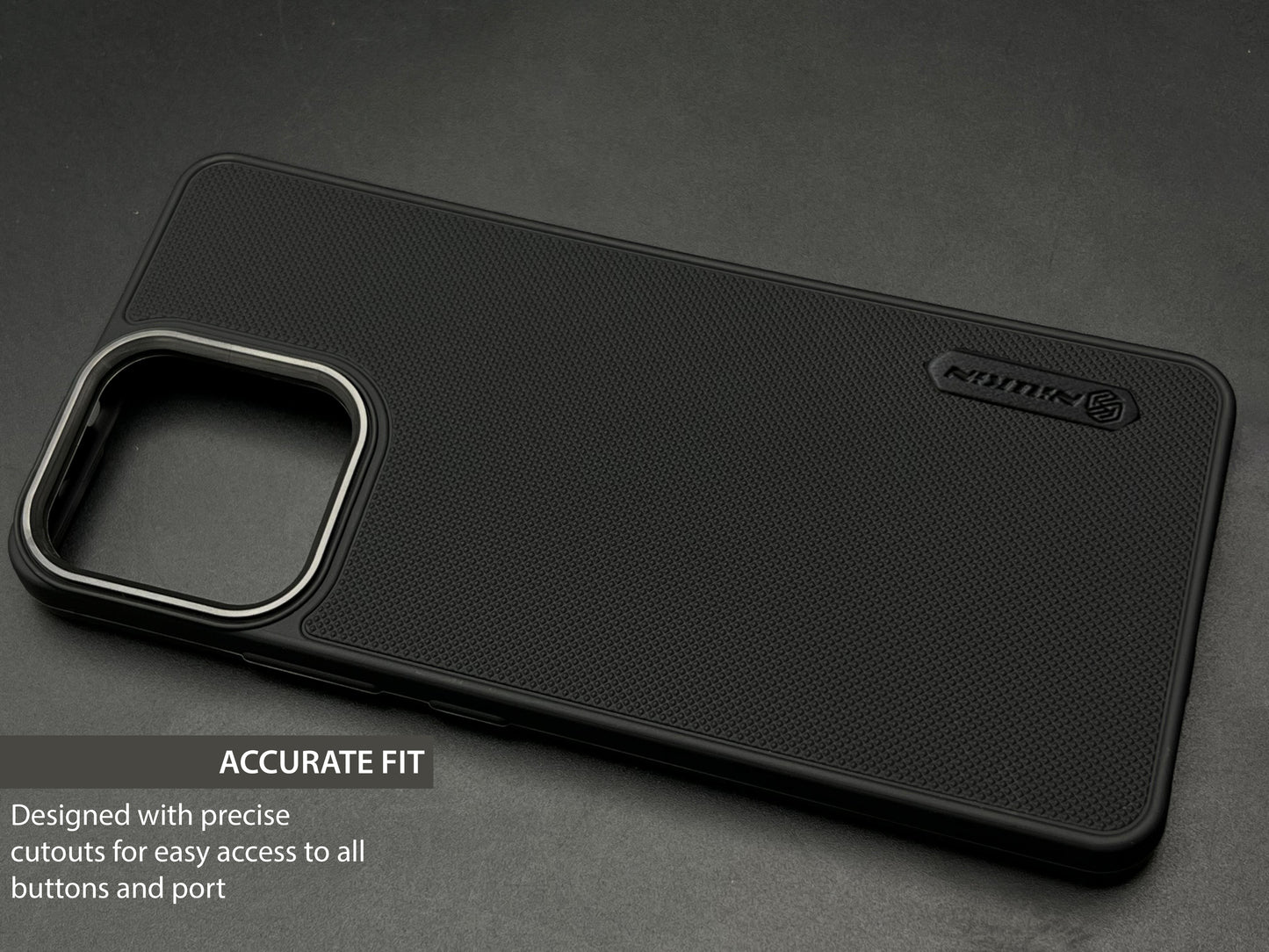 NIUKIN Super Frosted Dotted Case with Camera Ring for Oppo K13