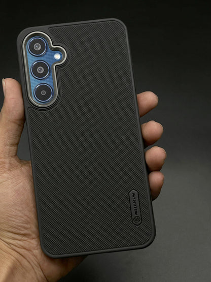 NIUKIN Super Frosted Dotted Case with Camera Ring for Samsung M35