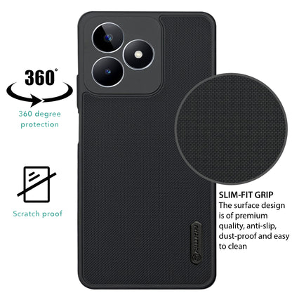 NIUKIN Super Frosted Dotted Case for Realme C53