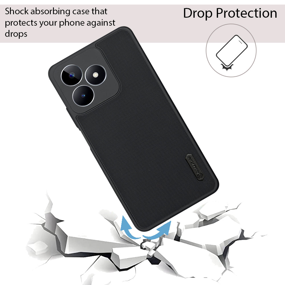 NIUKIN Super Frosted Dotted Case for Realme C53