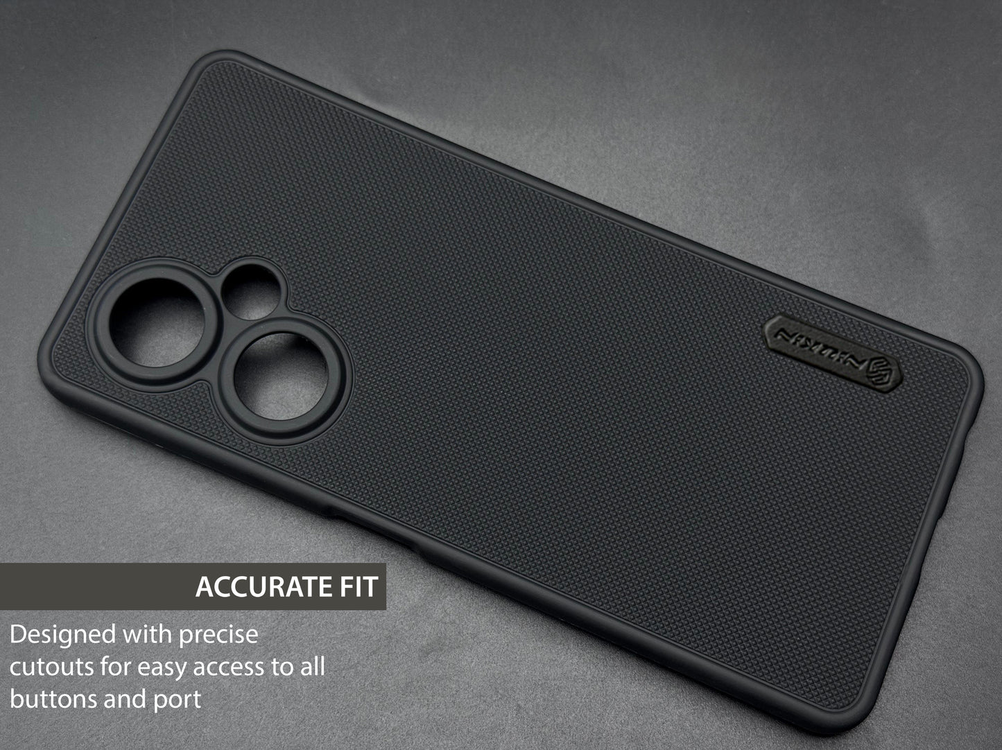 NIUKIN Super Frosted Dotted Case for Oneplus Nord CE 3 Lite