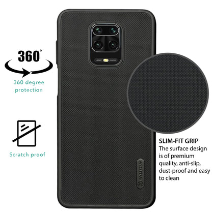 NIUKIN Super Frosted Dotted Case for Xiaomi Note 9 Pro