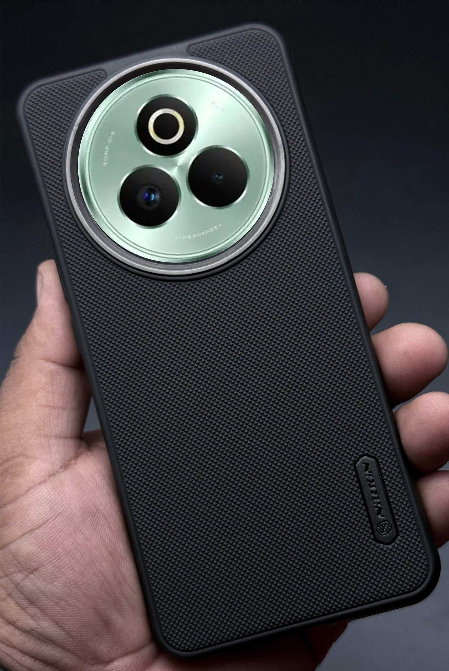 NIUKIN Super Frosted Dotted Case with Camera Ring for Realme P3 Pro