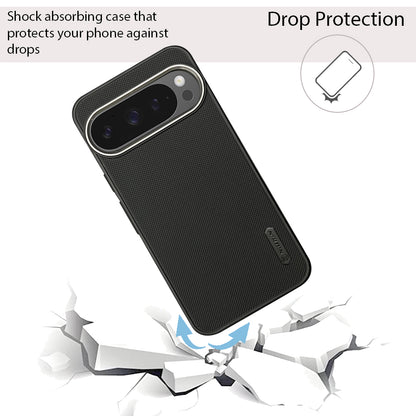 NIUKIN Super Frosted Dotted Case with Camera Ring for Google Pixel 9