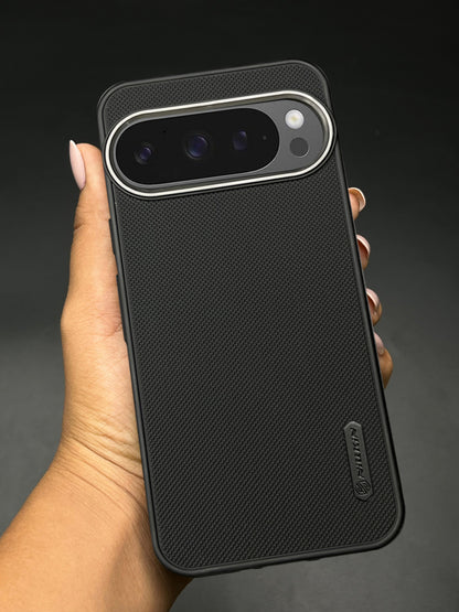 NIUKIN Super Frosted Dotted Case with Camera Ring for Google Pixel 9