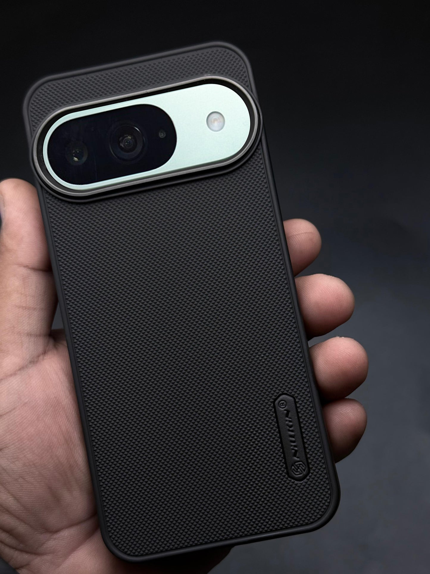 NIUKIN Super Frosted Dotted Case with Camera Ring for Google Pixel 10