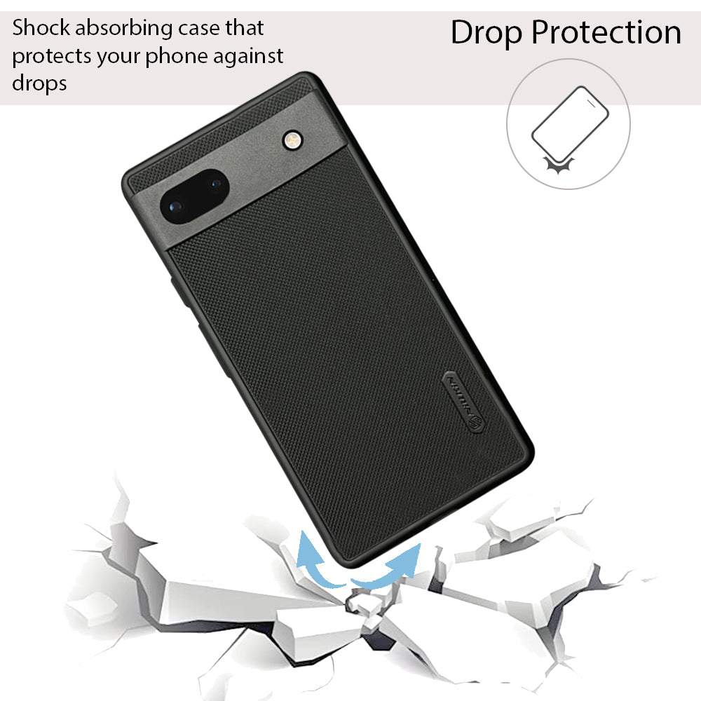 NIUKIN Super Frosted Dotted Case for Google Pixel 6A
