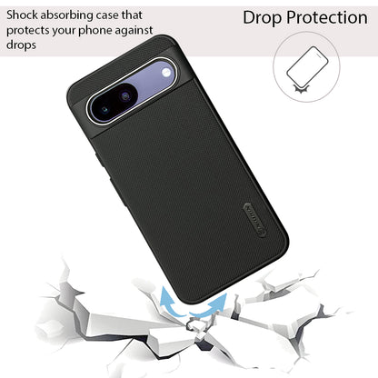 NIUKIN Super Frosted Dotted Case with Camera Ring for Google Pixel 8A