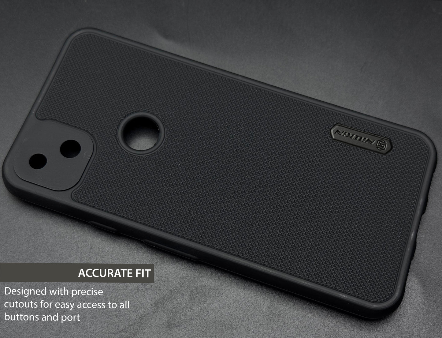 NIUKIN Super Frosted Dotted Case for Google Pixel 4A