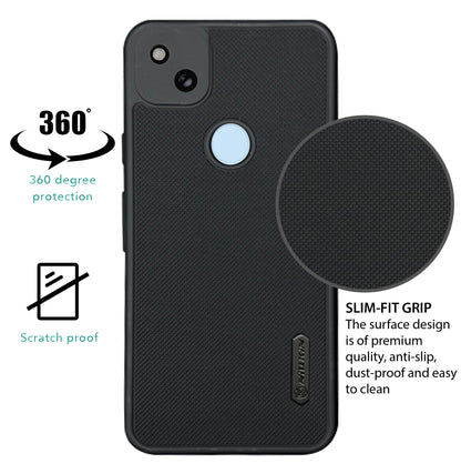 NIUKIN Super Frosted Dotted Case for Google Pixel 4A