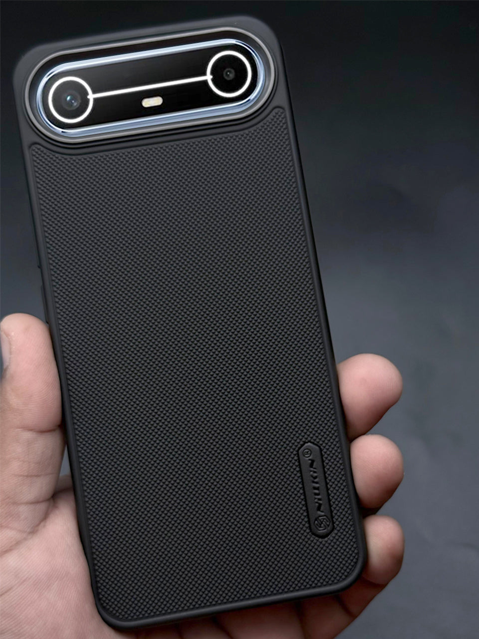 NIUKIN Super Frosted Dotted Case with Camera Ring for Tecno Pova Slim