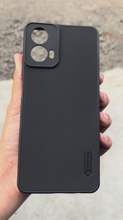NIUKIN Super Frosted Dotted Case for Moto G34