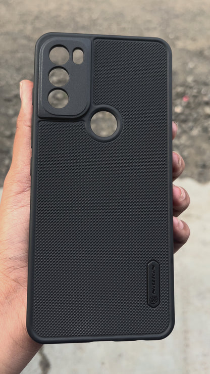 NIUKIN Super Frosted Dotted Case for Moto G71