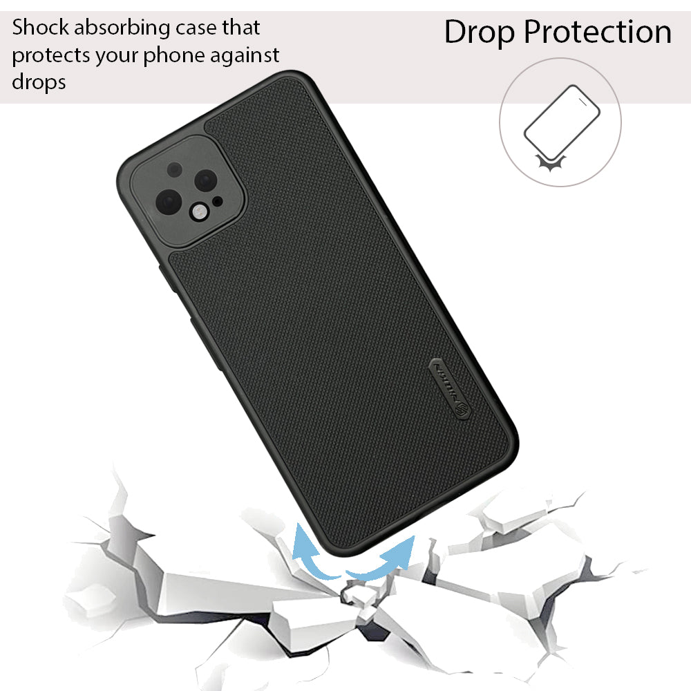 NIUKIN Super Frosted Dotted Case for Google Pixel 4